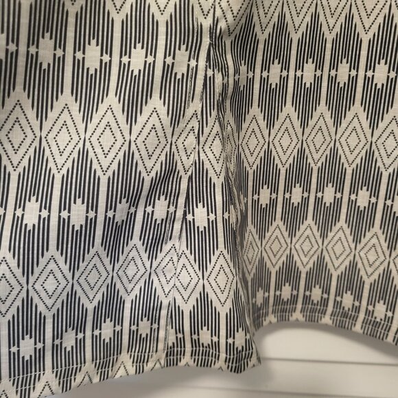 RipSkirt Hawaii Skirt size XL cream tan beige black West End print lengt… - Picture 10 of 12